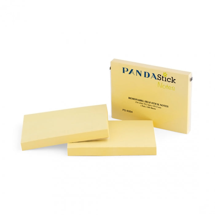 Panda Sticky Notes – 100 Sheets | Removable Self-Stick Notes | Metrix Books Store