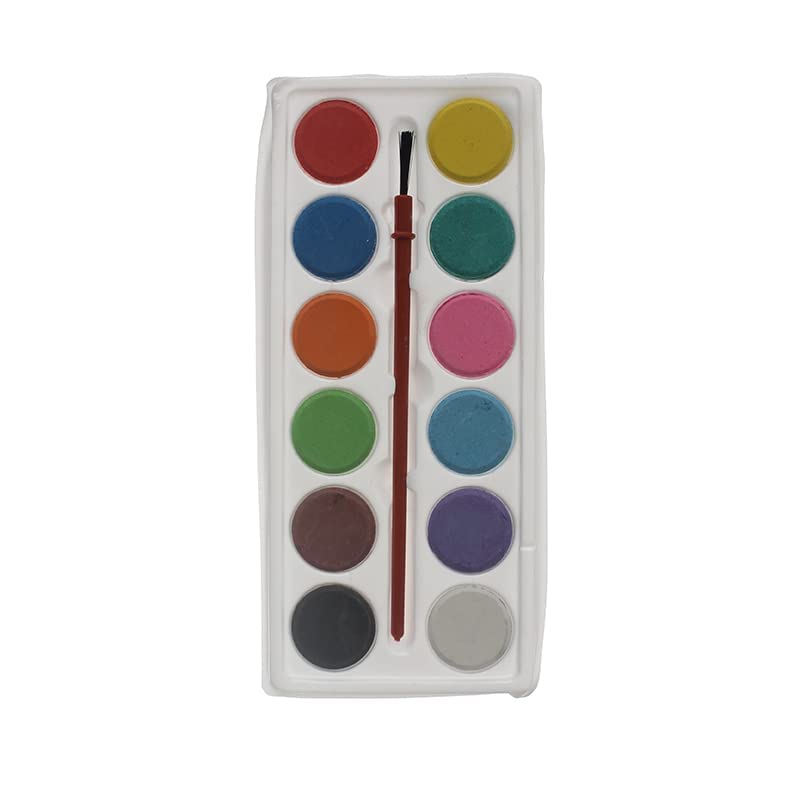 Jovi 12-Color Watercolor Paint Set – Non-Toxic & Highly Pigmented | Metrix Books Store