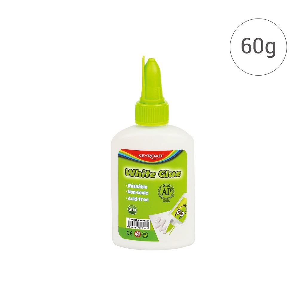 Keyroad White Glue 60g – PVA Washable Non-Toxic School Glue | Metrix Books Store