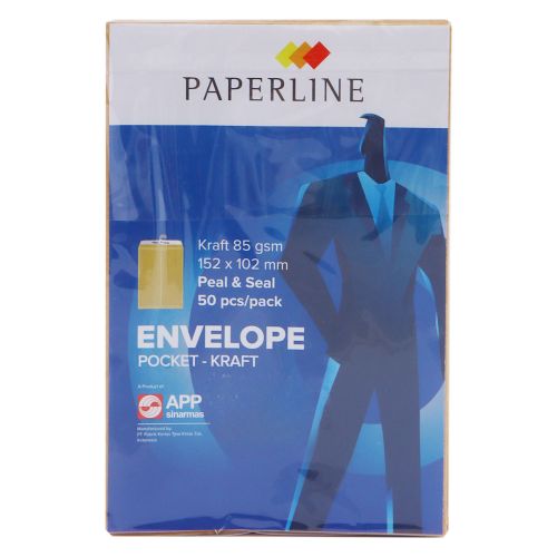 Paperline Pocket Envelopes White 250×176 mm – Peel & Seal | 50 Pack
