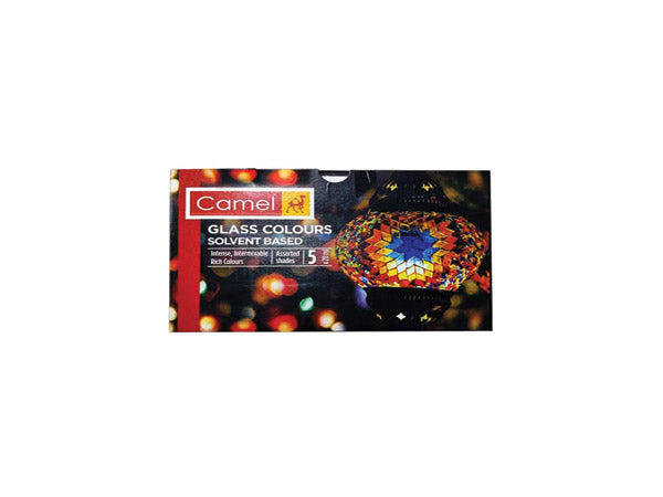 Camel Solvent-Based Glass Colour – 5 Vibrant Shades | Metrix Books Store