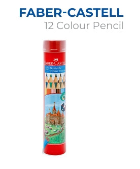 12,24,36,Colour Pencils Faber-Castell– Premium Stationery from Metrix Bookstore