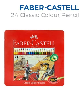 12 Colour Pencils Faber-Castell – Premium Stationery from Metrix Bookstore