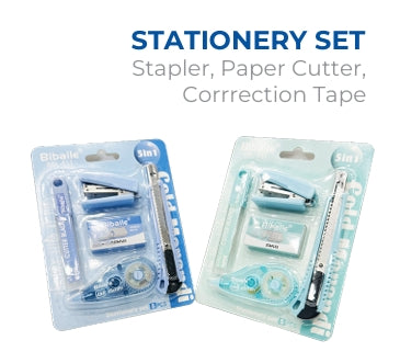 Office Essentials โ Puncher, Stapler, Price Labeler & Paper Cutter