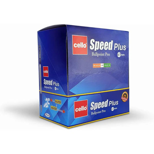 Cello Speed Plus Ball Pen Box – 0.7mm Tip, 50 Pcs for Office & School