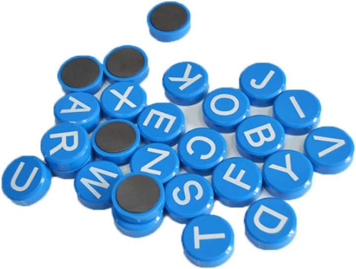 Blue Letter Refrigerator Magnets – Educational Alphabet Fridge Magnets | Metrix Books Store