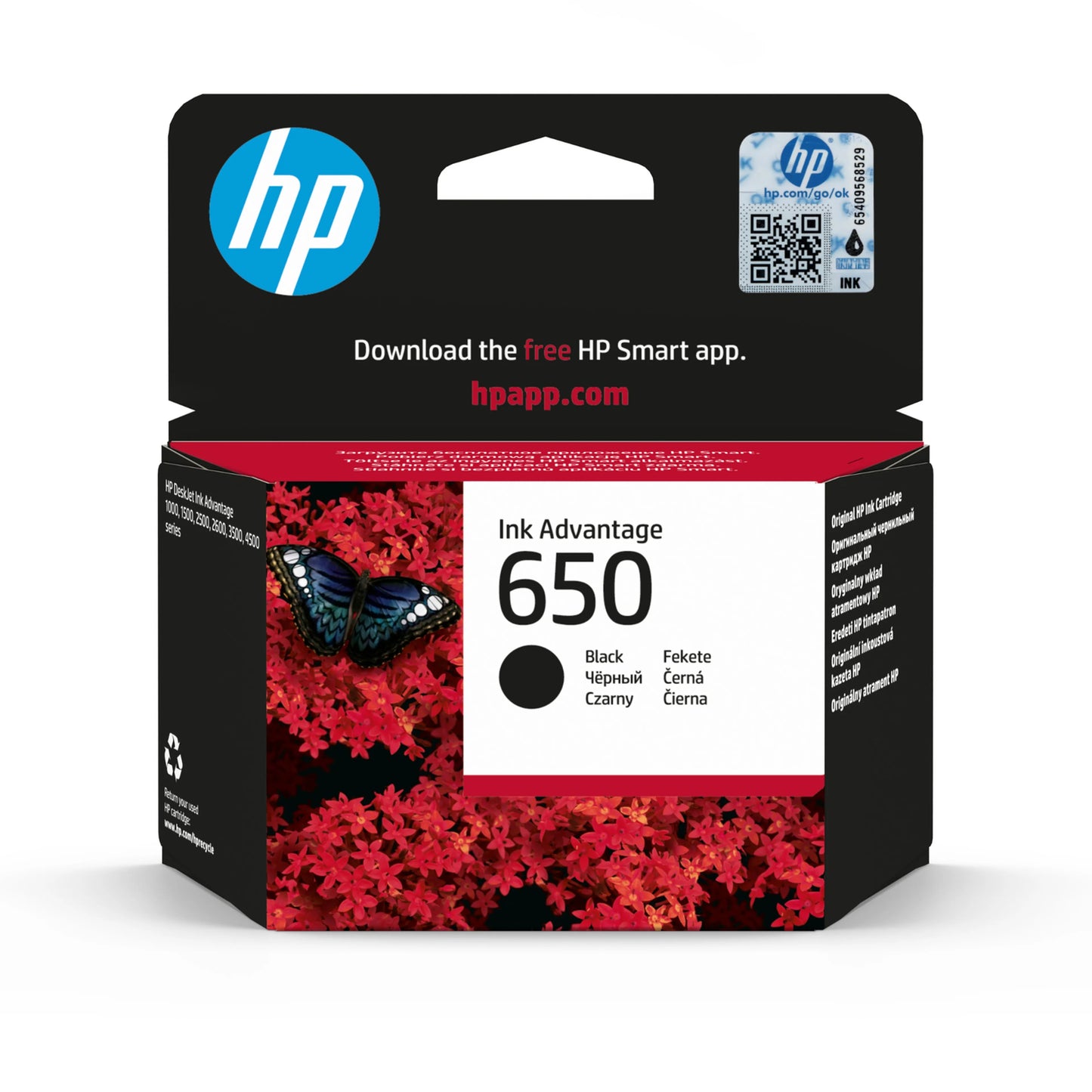 HP 650 Black Original Ink Advantage Cartridge – Cost-Effective High-Quality Printing