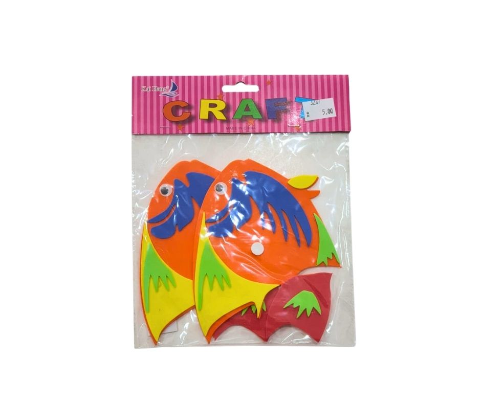 Creative Craft Kids Foam Tropical Fish DIY Craft Kit