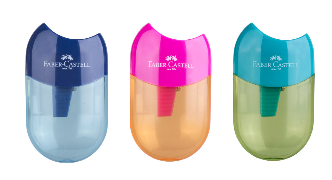 Faber-Castell Single-Hole Pencil Sharpener – Safe Blade Design | Metrix Books Store