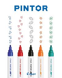 Pilot Pintor F Creative Marker – Fine 1.0mm Multi-Surface Paint Marker | Opaque Water-Based Ink