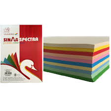 Sinar Spectra A4 Premium Colour Paper – 100 & 250 Sheets | 10 Rainbow Colors | 80 GSM – Metrix Books Store