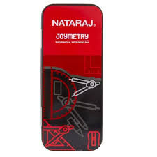 Nataraj Joymetry Mathematical Instrument Box – Complete 9-Piece Student Geometry Set | Metrix Books Store