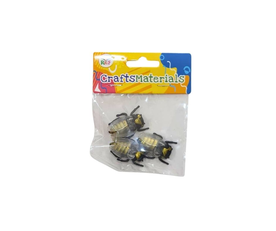 RAF Bee Craft Embellishments – Decorative Bees for DIY & Crafts