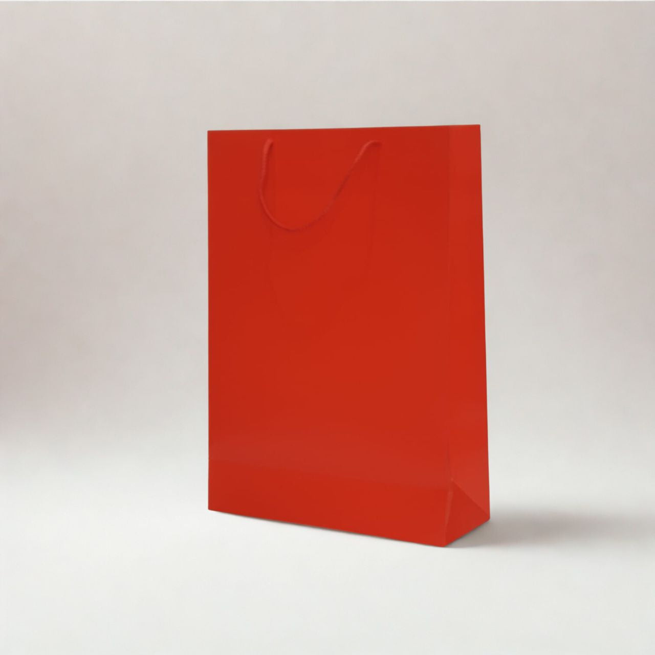 Large Red Paper Gift Bag with Handles – Premium Packaging