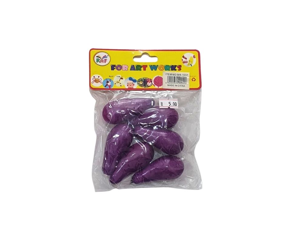 RHF Foam Eggplant Craft Shapes – Purple Brinjal Art Supplies