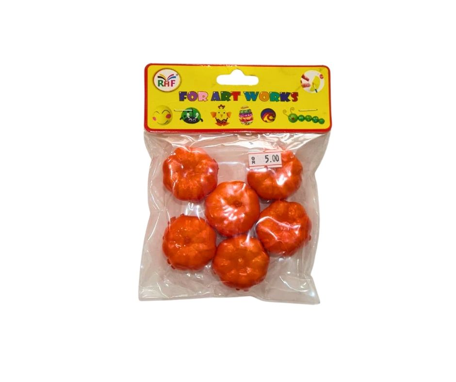 Mini artificial foam pumpkins for DIY crafts and Halloween decorations