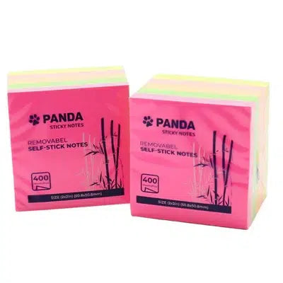 Panda Sticky Notes – 400 Sheets | Self-Stick Removable Notes