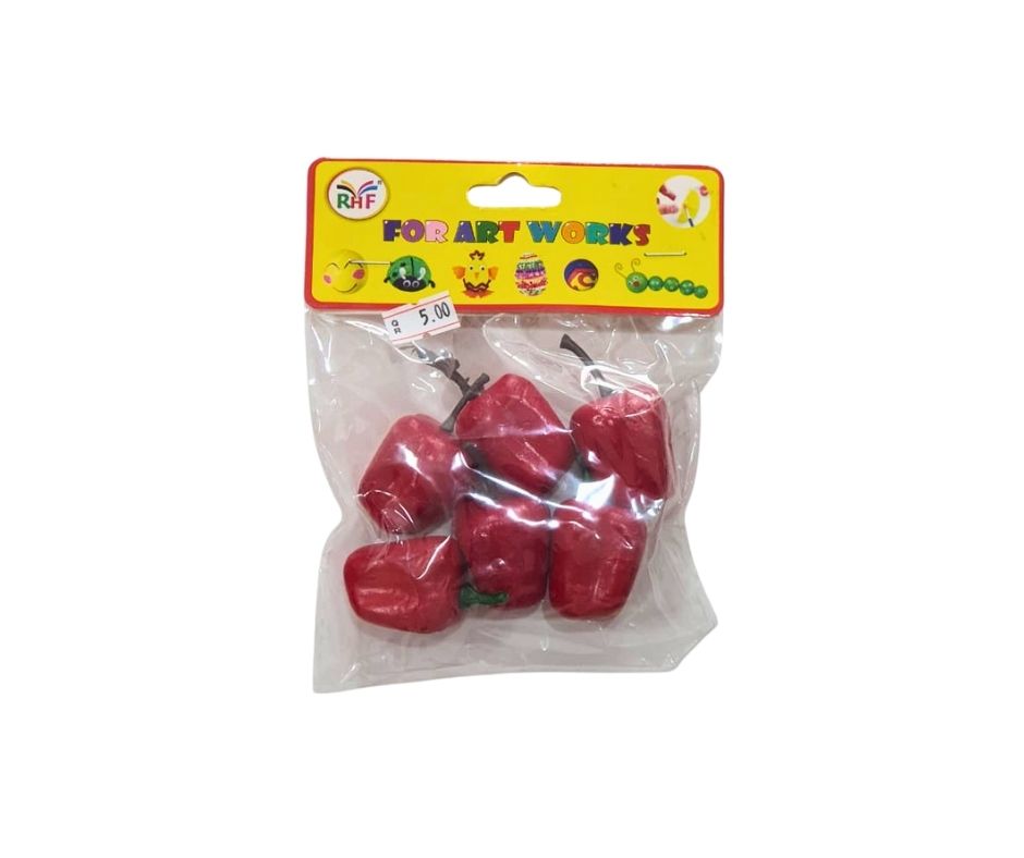 Artificial Red Peppers for Crafts – Decorative Art Works