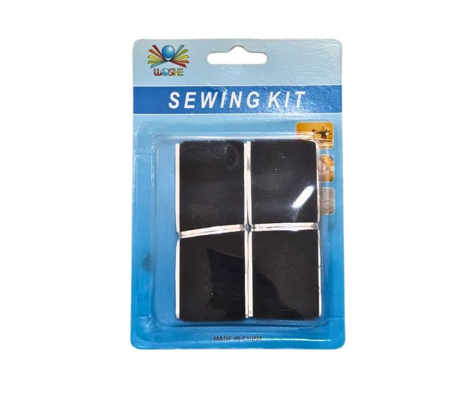 Loshe Black Hook & Loop Fastener Pads – Self Adhesive Sewing Kit