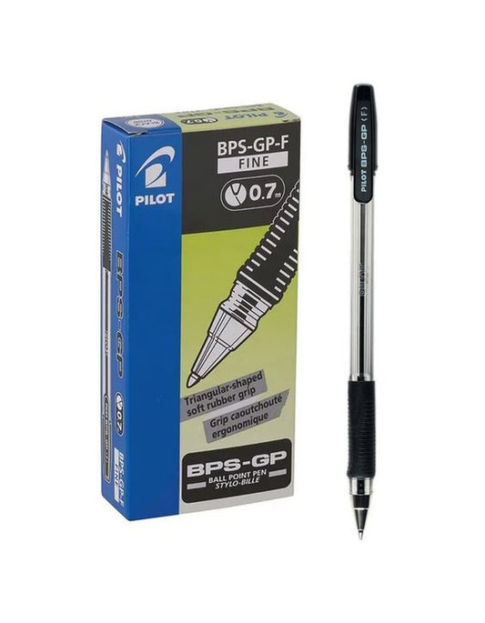 Pilot BPS-GP-F 0.7mm Fine Ballpoint Pen – 12 pcs Pack | Smooth Writing | Metrix Books Store