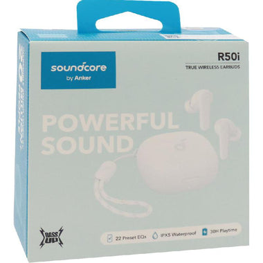 Anker Soundcore R50i True Wireless Earbuds | 10mm Bass Driver, 30H Playtime, IPX5, AI-Clear Calls