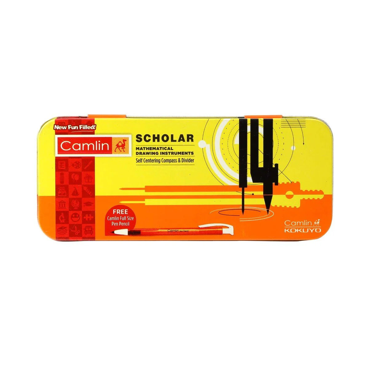 Camlin Scholar Mathematical Drawing Instruments Set | Metrix Books Store