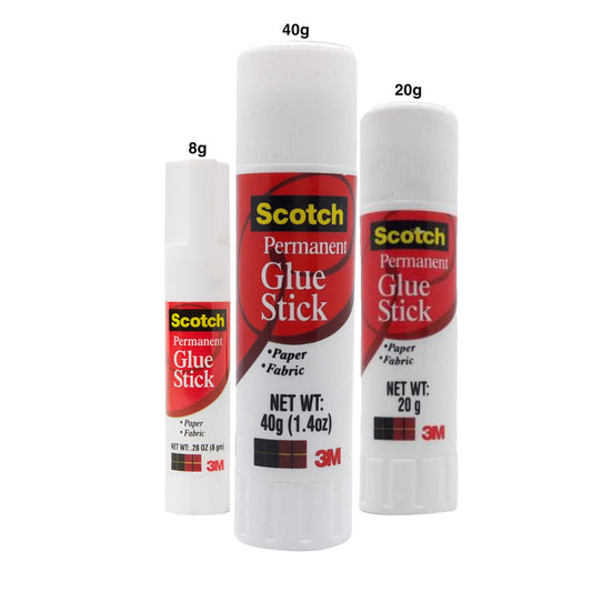 Scotch Permanent Glue Stick – Fast-Drying, Non-Toxic & Clear Drying | Metrix Books Store