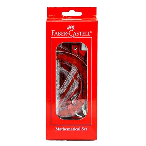 Faber-Castell Mathematical Instrument Set | Student Geometry Box | Metrix Books Store