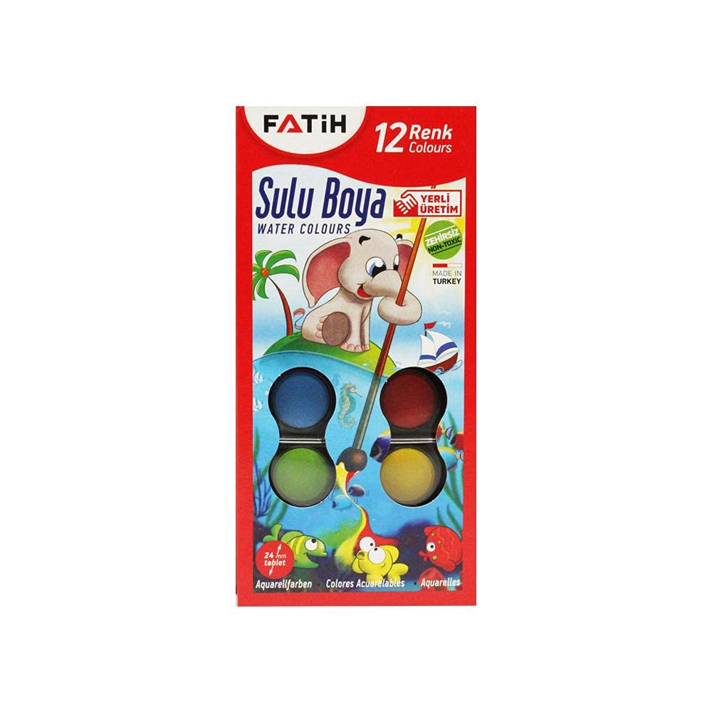 Fatih 21-Color Water Colours – Non-Toxic & Kid-Friendly | Metrix Books Store