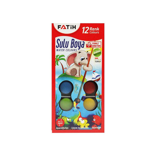 Fatih 21-Color Water Colours – Non-Toxic & Kid-Friendly | Metrix Books Store