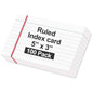 Panda Index Cards 4"×6" – 100 Ruled White Cards, 180gsm | Metrix Books Store
