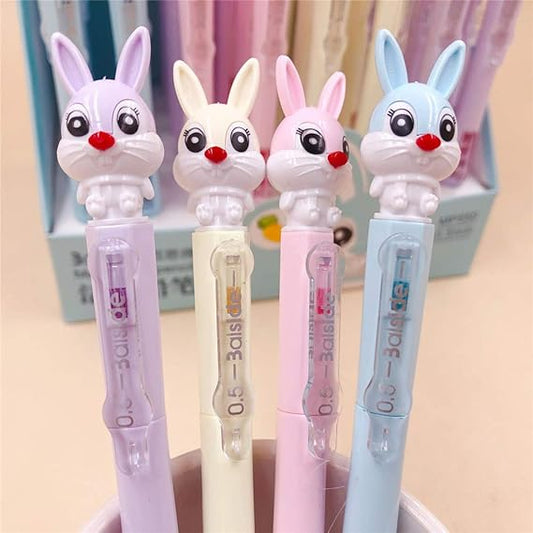 Cute Cartoon Rabbit Mechanical Pencil 0.5mm – 1pc | Kids School & Office Stationery | Metrix Books Store Qatar