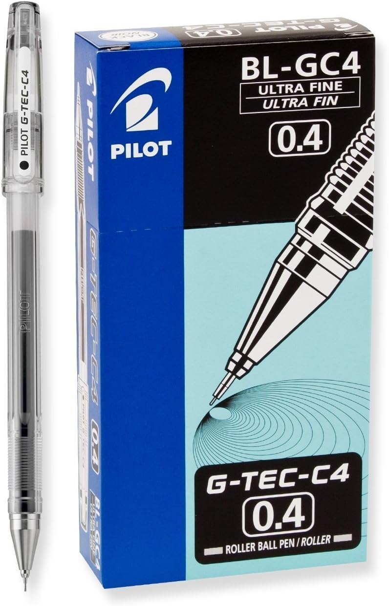 Pilot G-Tec-C4 Ultra Fine Gel Pens 0.4mm – Box of 12 | Metrix Books Store