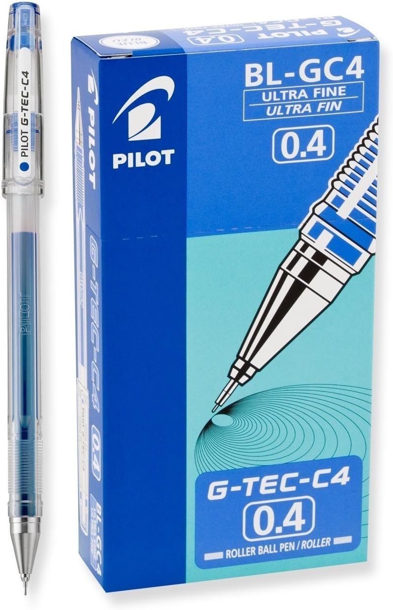 Pilot G-Tec-C4 Ultra Fine Gel Pens 0.4mm – Box of 12 | Metrix Books Store