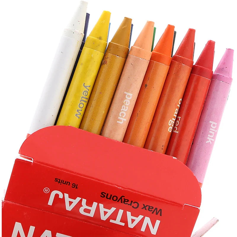 Buy Nataraj Wax Crayons 16 Colours | Smooth & Bright | Metrix Books Store