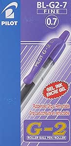 Pilot G207 0.7mm Retractable Gel Rollerball Pen – 12 pcs Box | Smooth Writing | Metrix Books Store