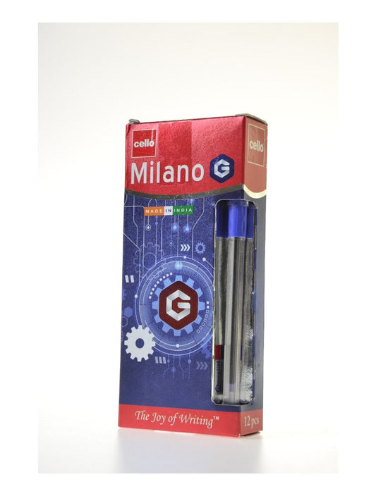 Cello Milano Ballpoint Pen – Box of 12 | Smooth Writing Pens | Metrix Books Store
