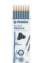 Buy PANDA HB2 Black Pencils – 12 Pack | Smooth Writing & Hexagonal Grip | Metrix Books Store