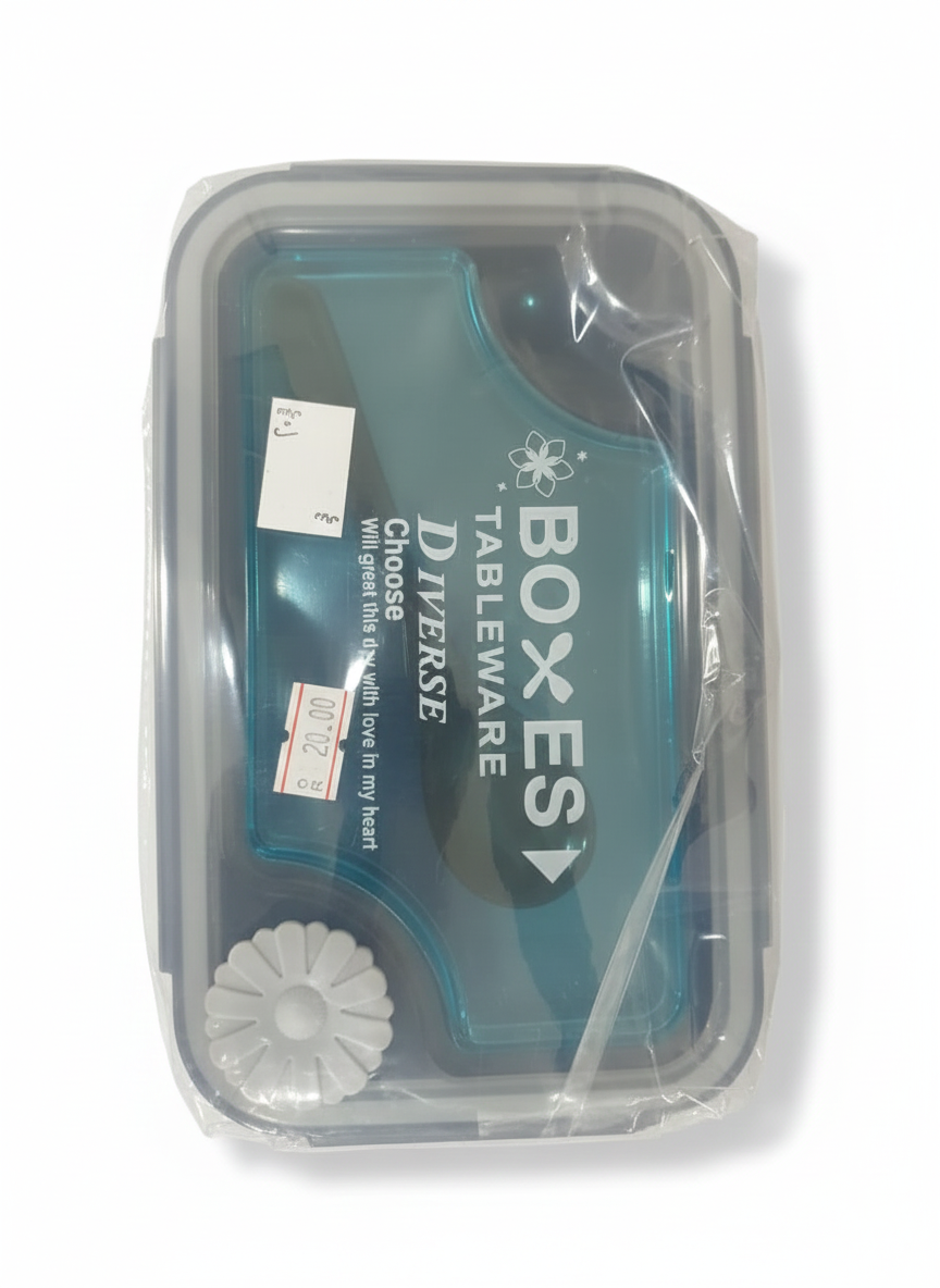 Diverse Boxes Tableware Lunch Box – Square Multi-Compartment, Portable