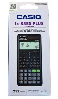 Casio fx-85ES Plus 2nd Edition Scientific Calculator | Natural Textbook Display, Dual Power, 252 Functions