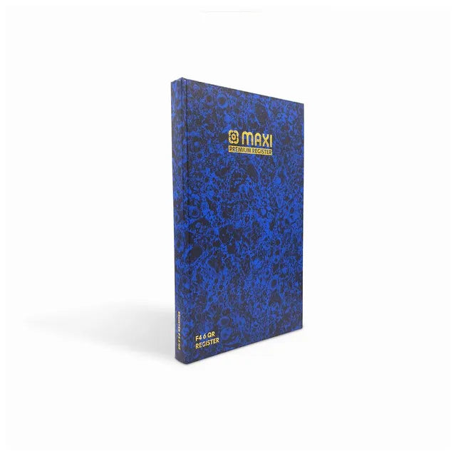 Maxi Premium Register Book Foolscap Size – 96 Sheets | Professional Record Book | Metrix Books Store
