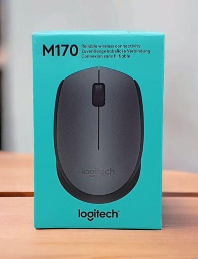 Logitech M170 Wireless Mouse – 2.4GHz Portable Optical Mouse with USB Receiver & 12-Month Battery Life