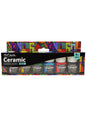 Bayte Ceramic Liquid Paint Set – 6 Colors with Brush & Palette | Metrix Books Store