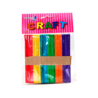 Rainbow Craft Sticks – Colored Popsicle Sticks for Arts, Crafts & Education