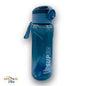 SUPER Sports Water Bottle 750ml – BPA-Free, Straw Lid, Motivational Design