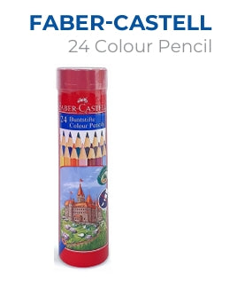 12,24,36,Colour Pencils Faber-Castell– Premium Stationery from Metrix Bookstore