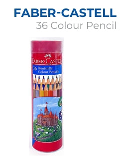 36 Colour Pencils Faber-Castell– Premium Stationery from Metrix Bookstore