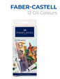 12 Oil Colour Faber-Castell– Premium Stationery from Metrix Bookstore