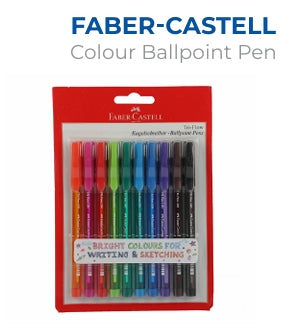 12 Colour Pencils Faber-Castell – Premium Stationery from Metrix Bookstore