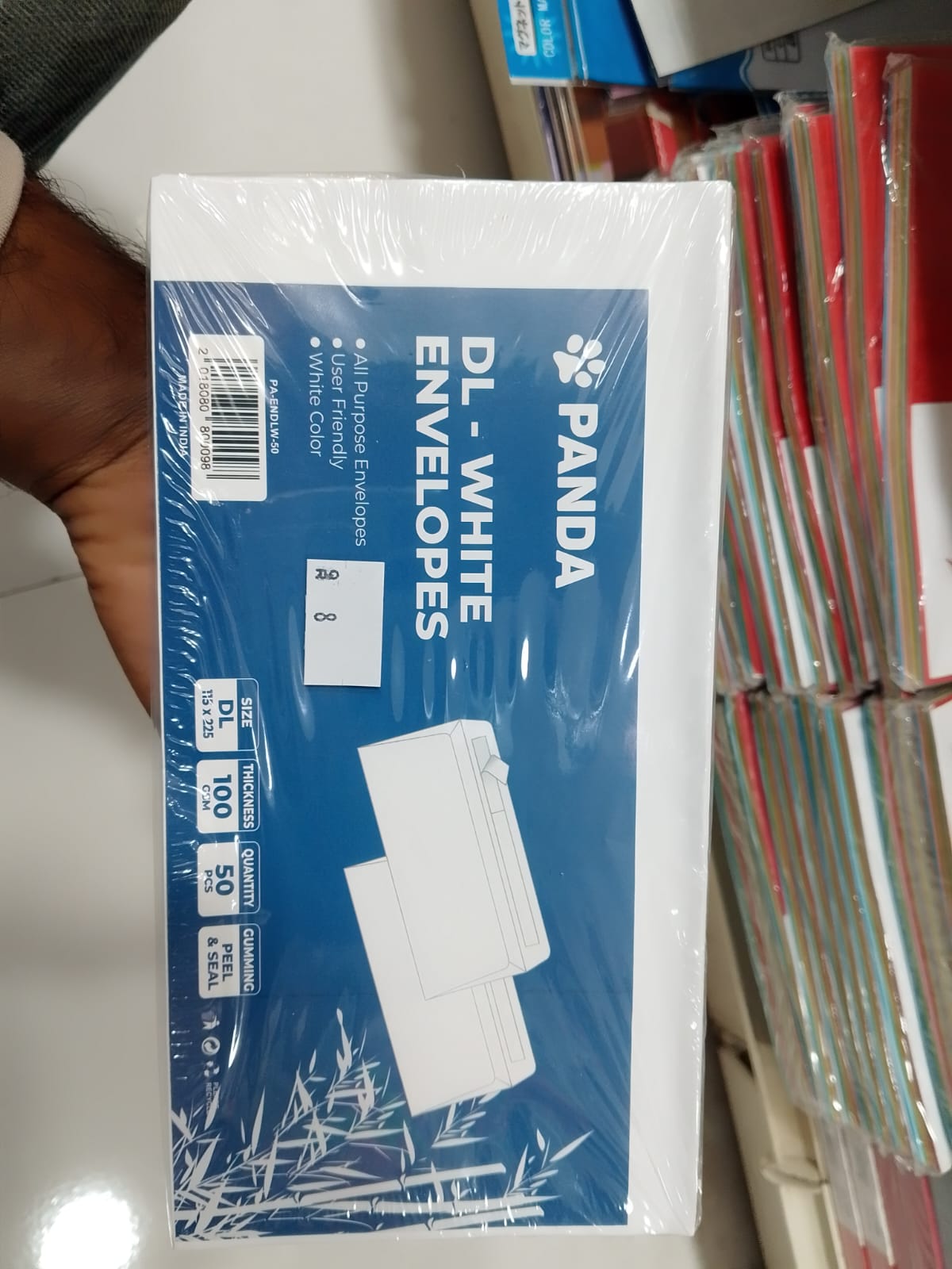 Panda DL White Envelopes – 50 Peel & Seal 115x225mm Envelopes